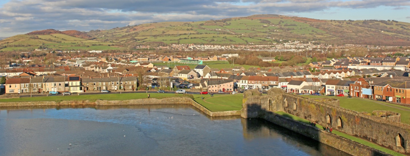 caerphilly town hills water
