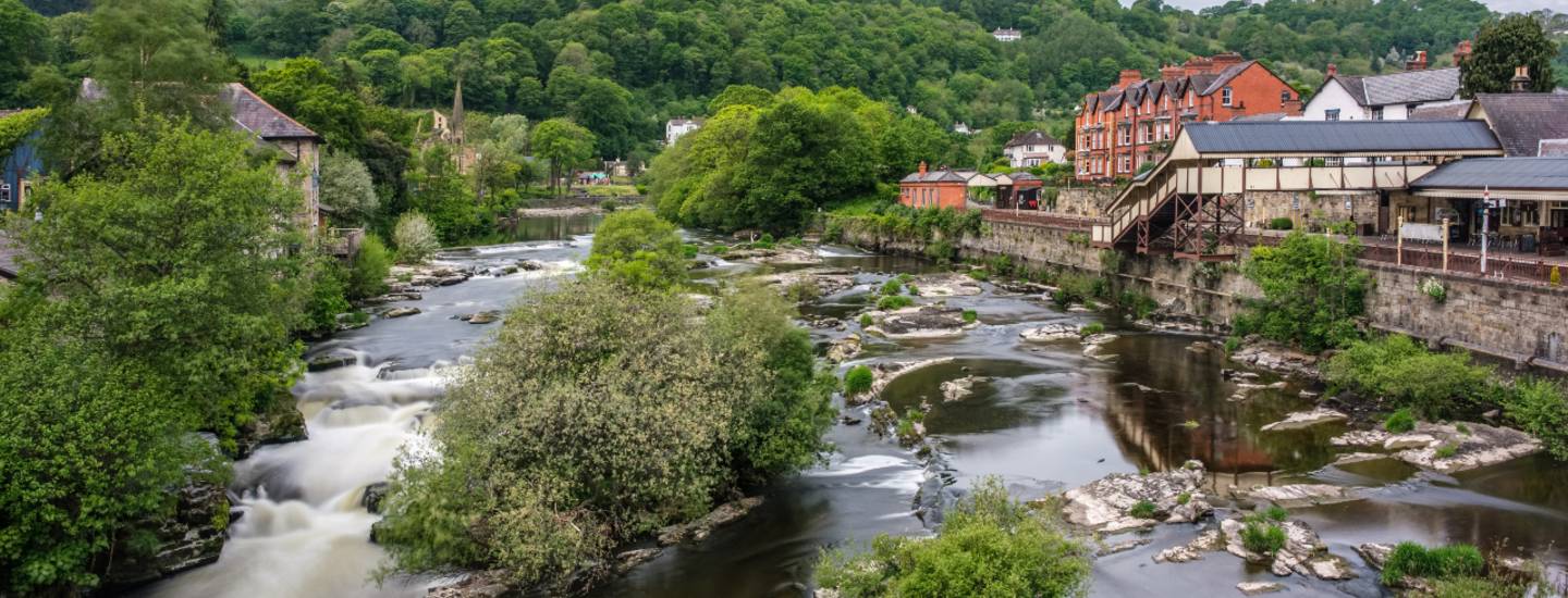 denbighshire llangollen river dee