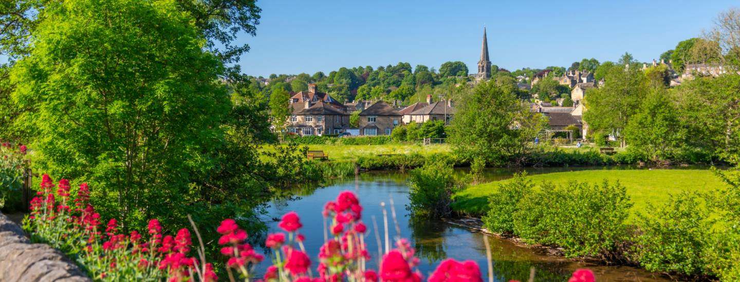 derbyshire bakewell river wye