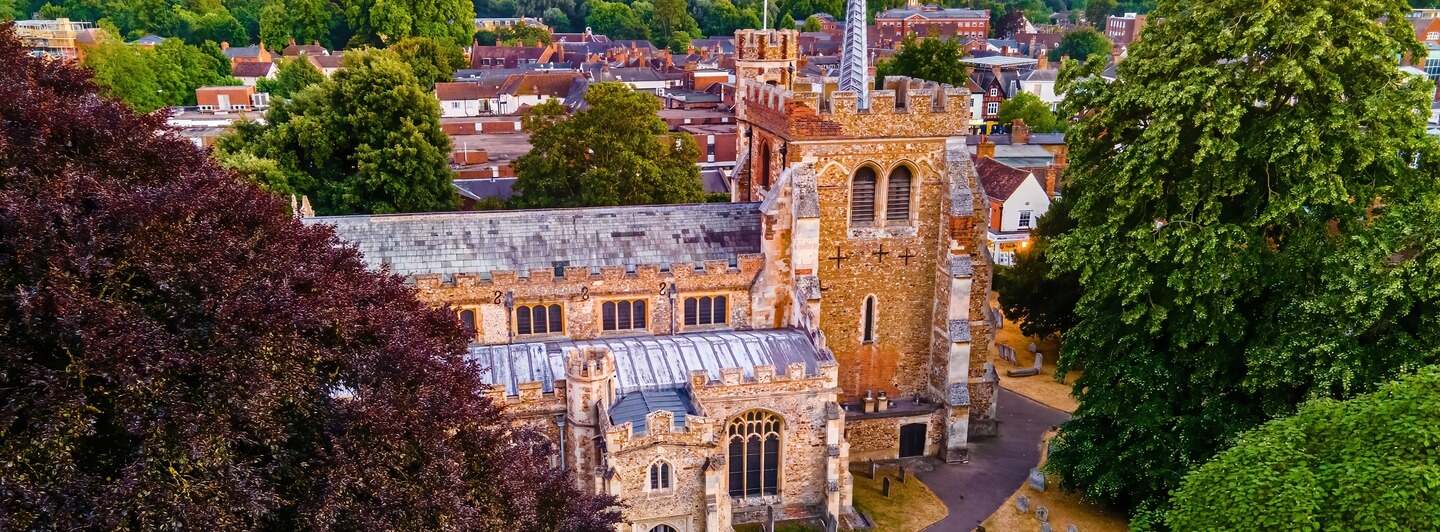 hertfordshire hitchin aerial view