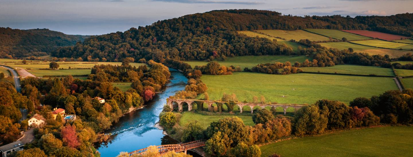 monmouthshire viaduct river wye